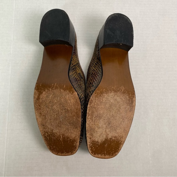 Stuart Weitzman Snakeskin Mule’s Size 9 - Picture 3 of 8